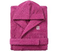 o-day Renato Balestra - Albornoz para hombre de rizo con capucha, bolsillos y cinturón, suave albornoz de rizo de algodón M-XXL, fucsia, XXL