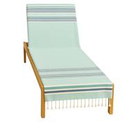 o-day Toalla de playa de algodón Fouta 170 x 90 cm - Toalla de playa de algodón ligera para playa, cuna, viaje, hombre y mujer, a rayas, ahorra espacio (azul con rayas azules)