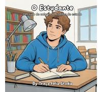 O Estudante: Uma coleção de desenhos em variados estilos, todos celebrando a dedicação aos estudos.