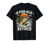 O-Fish-Ally Retired 2026 Fishing Retirement Funny Fisherman Camiseta