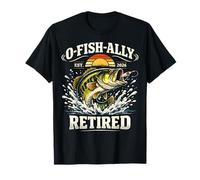 O-Fish-Ally Retired 2026 Fishing Retirement Funny Fisherman Camiseta