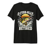 O-Fish-Ally Retired 2026 Fishing Retirement Funny Fisherman Camiseta Premium