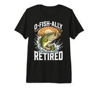 O-Fish-Ally Retired 2026 Fishing Retirement Funny Fisherman Camiseta Premium