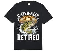 O-Fish-Ally Retired 2026 Fishing Retirement Funny Fisherman Comfort Colors Adult Heavyweight T-Shirt
