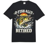 O-Fish-Ally Retired 2026 Fishing Retirement Funny Fisherman Comfort Colors Adult Heavyweight T-Shirt