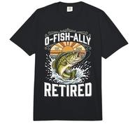 O-Fish-Ally Retired 2026 Fishing Retirement Funny Fisherman Comfort Colors Adult Heavyweight T-Shirt