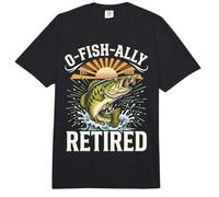 O-Fish-Ally Retired 2026 Fishing Retirement Funny Fisherman Comfort Colors Adult Heavyweight T-Shirt