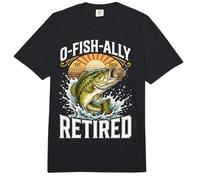 O-Fish-Ally Retired 2026 Fishing Retirement Funny Fisherman Comfort Colors Adult Heavyweight T-Shirt