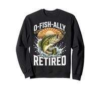 O-Fish-Ally Retired 2026 Fishing Retirement Funny Fisherman Sudadera