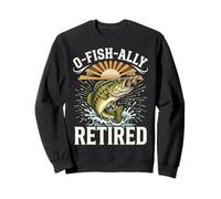 O-Fish-Ally Retired 2026 Fishing Retirement Funny Fisherman Sudadera