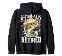 O-Fish-Ally Retired 2026 Fishing Retirement Funny Fisherman Sudadera con Capucha