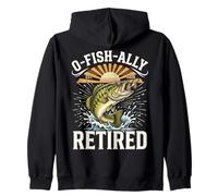 O-Fish-Ally Retired 2026 Fishing Retirement Funny Fisherman Sudadera con Capucha