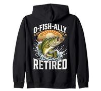 O-Fish-Ally Retired 2026 Fishing Retirement Funny Fisherman Sudadera con Capucha