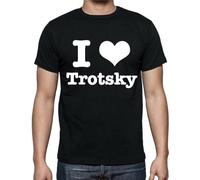 O I Love Trotsky Funny T Shirt tee Black S