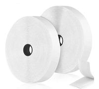 O-Kinee 12M Velcr Adhesivo Doble Cara, Belcro Adhesivo Fuerte, Velcr Autoadhesiva de Velcr Adhesivo Cinta 20mm de Ancho (12M Blanco)