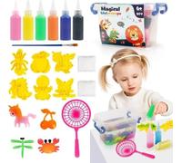 O-Kinee Magic Water Elf, 3D Magic Water Gel, Creative Set de Aqua Gelz de Océano para Niños, Coloridos Aqua Fairy de Criaturas Marinas, Juguete de Agua Hecho a Mano para Niños