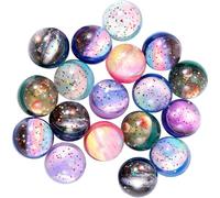 O-Kinee Pelotas Saltarinas, 30 Piezas Pelotas de Rebote, Espacio Pelotas de Goma de Juguete para niños, Bouncing Balls para Bolsas Regalos,Relleno Piñata,Fiesta y Cumpleaños(32mm)