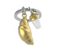 O meta[l]morphose Metalmorphose - Llavero de media luna y café, MTM134-01, talla única, color dorado, dorado, talla única, Único, único