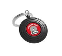 O meta[l]morphose METALMORPHOSE MTM048-01 - Llavero de vinilo, color negro y rojo, negro y rojo, talla única, Único, Vintage