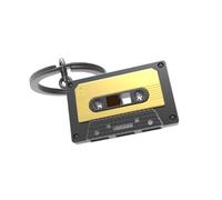 O meta[l]morphose METALMORPHOSE MTM219-04 - Llavero de Audio Negro y Dorado, Noir et Or, Talla única, Único