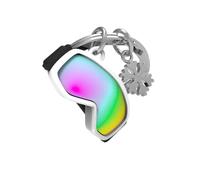 O meta[l]morphose METALMORPHOSE MTM925-05 - Llavero de pato amarillo y su bebé plateado, multicolor, talla única, Máscara de esquí