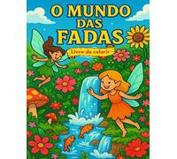 O mundo das fadas - Para colorir