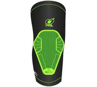 O´Neal Flow Protectores de rodilla, negro-verde, tamaño M para Hombres