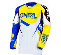 O´Neal Hardwear Flow True Jersey, Azul/Amarillo, Talla S