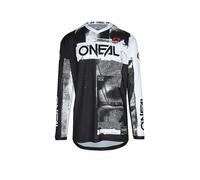 Oneal ELEMENT ROLLER Maillot de motocross, negro-blanco, tamaño XL para Hombres