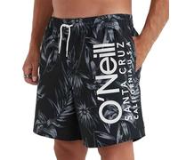 O NEILL Mix&Match Cali Floral - Pantalones cortos de natación de 16", talla M, Black Tonal Tropicana, M
