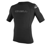 O´Neill Wetsuits Basic Skins S/S Crew Camiseta acuática de Manga Corta para Hombre, Hombre, Basic Skins S/S Crew, Negro, 3XL