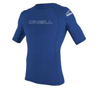 O 'Neill Wetsuits Basic Skins S/S Crew - Camiseta de poliester para hombre con proteccin UV Azul azul Talla:medium