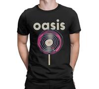 O-Oasis Rock 90's Band T-Shirts for British Music Albums Funny Tees Round Neck Short Sleeve