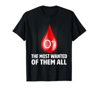 O Positive Blood Type O+ Donar Mes de Concientización sobre Donantes de Sangre Camiseta