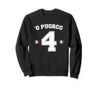 O Puorco Gracioso Italiano Tombola Smorfia Napoletana Sudadera