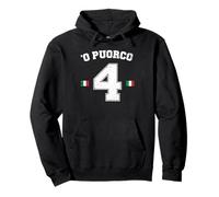 O Puorco Gracioso Italiano Tombola Smorfia Napoletana Sudadera con Capucha