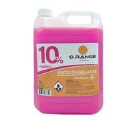 O.Range Anticongelante orgánico Oat Rosa - Uso Directo - Líquido refrigerante al 10% - Protección del Circuito de refrigeración Entre -5 °C y +120 °C - 5 litros