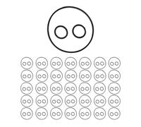 O Ring Assortment Kit,Precise Repair Repair Replacement 36 Pieces,Precise Rubber O Ring | For Pool Filtration Water Circulation Valve Repair Commercial Rubber Sealing Rings Circular Gasket Maintenance