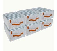 o’secret Organizador de armario para ropa, vaqueros, camisetas y ropa interior - compatible con IKEA PAX 100cm - set de 6