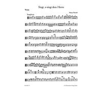 O Sing Unto The Lord - Singt O Singt Dem Herrn