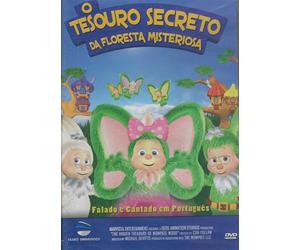 O Tesouro Secreto Da Floresta Misteriosa, DVD Falado e Cantado em Português