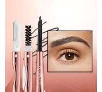 O.TWO.O - 3-in-1 Eyebrow Pencil - 4 Colors #01 Grey - 0.12g