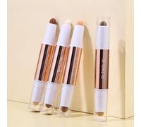 O.TWO.O - Glow Lift Light Shadow Contour Stick - 4 Colors #04 Beige + Cool Brown