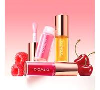 O.TWO.O - Plump Shiny Crystal Lip Gloss - 4 Colors #03 Raspberry - 4g