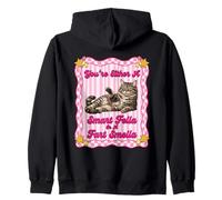 O un Chico Inteligente Que huele a Gato es Gracioso, Eres Sudadera con Capucha