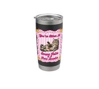 O un chico inteligente que huele a gato es gracioso, eres Vaso térmico de acero inoxidable de doble pared