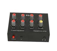 o Visual y Peheral Aries7 Band Sound Equzer Entrada de Salida 12Db High Bass Adjuent Dual Channel Equzer Digital