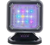 O&W Security Simulador de TV FT-1 - luz LED con cambio de color/brillo, USB, 2 W, sin pilas, señuelo antirrobo para hogar, vacaciones y piso.