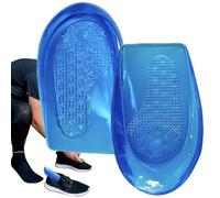 O/X Leg Correction Insoles, Almohadillas de silicona Heel, Inserciones ortopédicas, Shock-Absorbing Comfort, Soporte de pie mejorado, 1 par, Standard Fit, Daily Wear for Leg Allignment