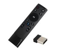 O21 2.4GHz USB WiFi Air Mouse con sensor de movimiento y control por voz para PC, Smart TV, Android TV Box - Mando a distancia inalámbrico con control de movimiento, Plug & Play, diseño ergonómico